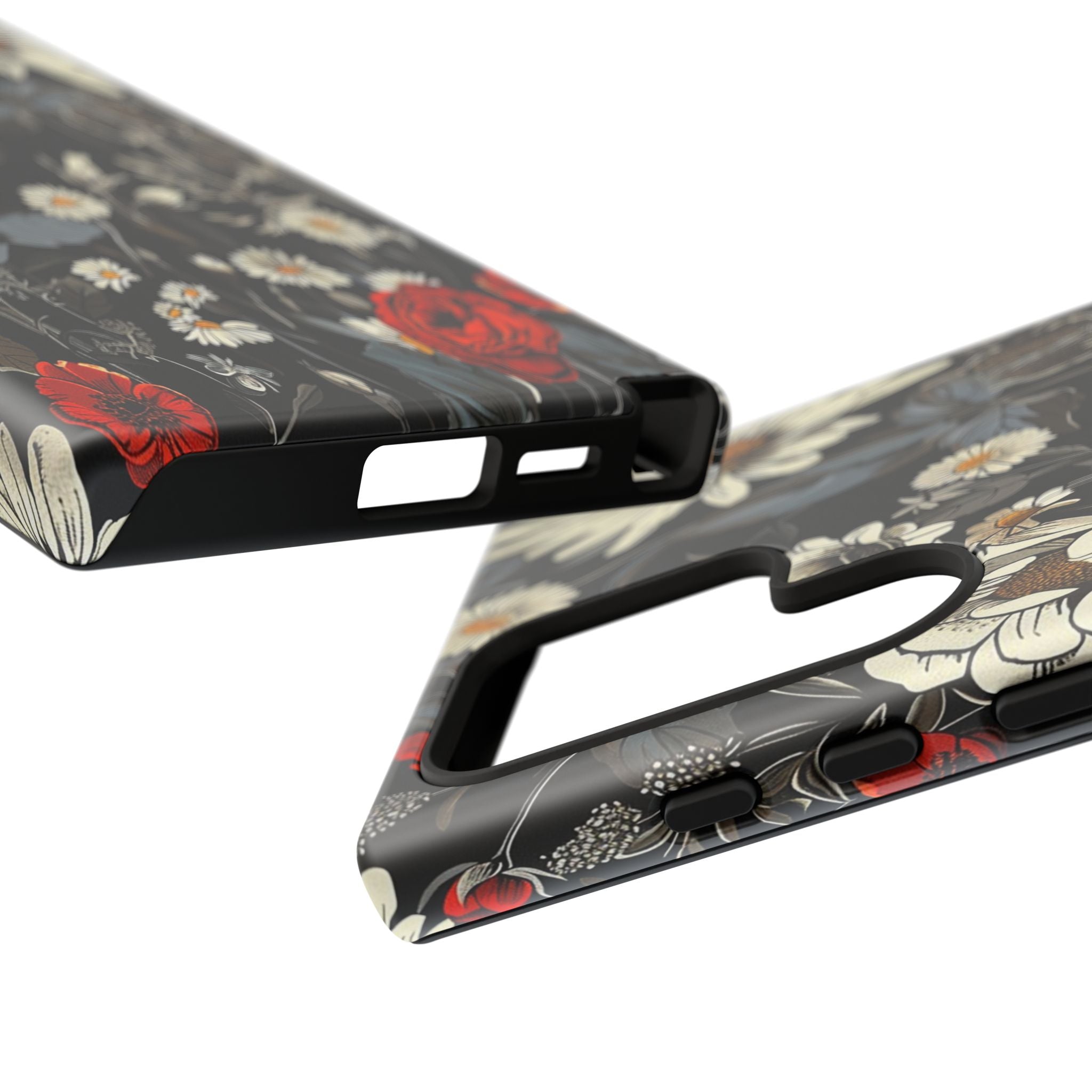 Dark Rose and Daisy Case