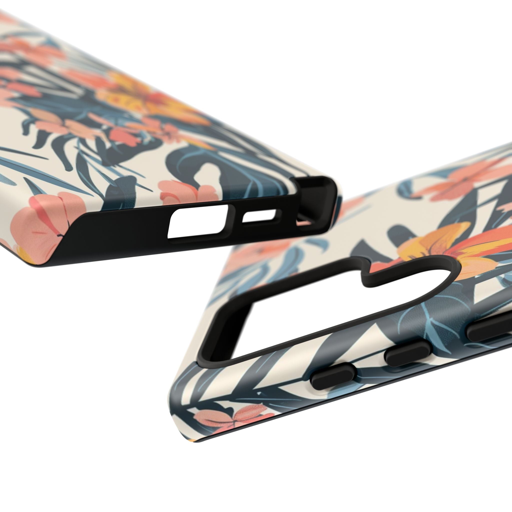 Tropical White and Blue Case