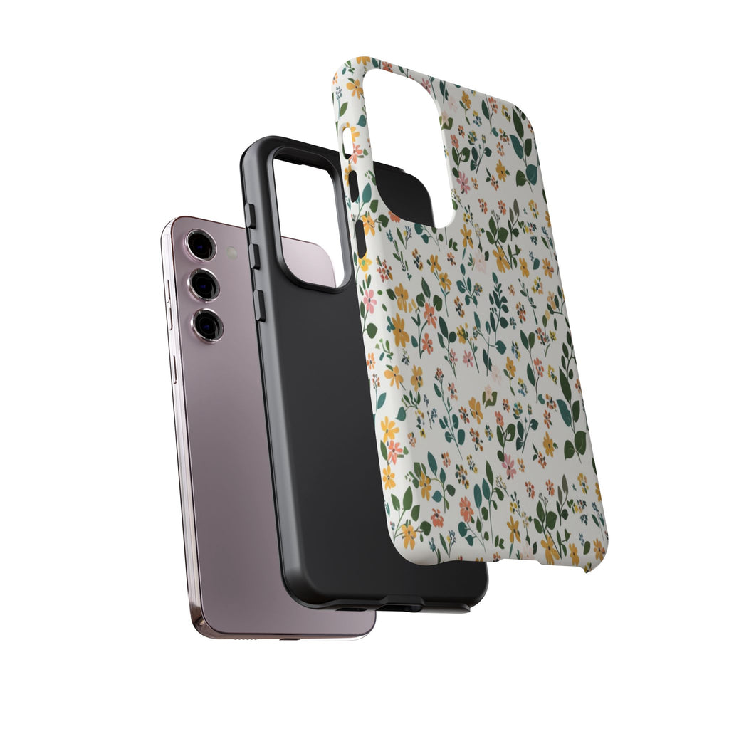 Pastel Leaves and Flowers Case