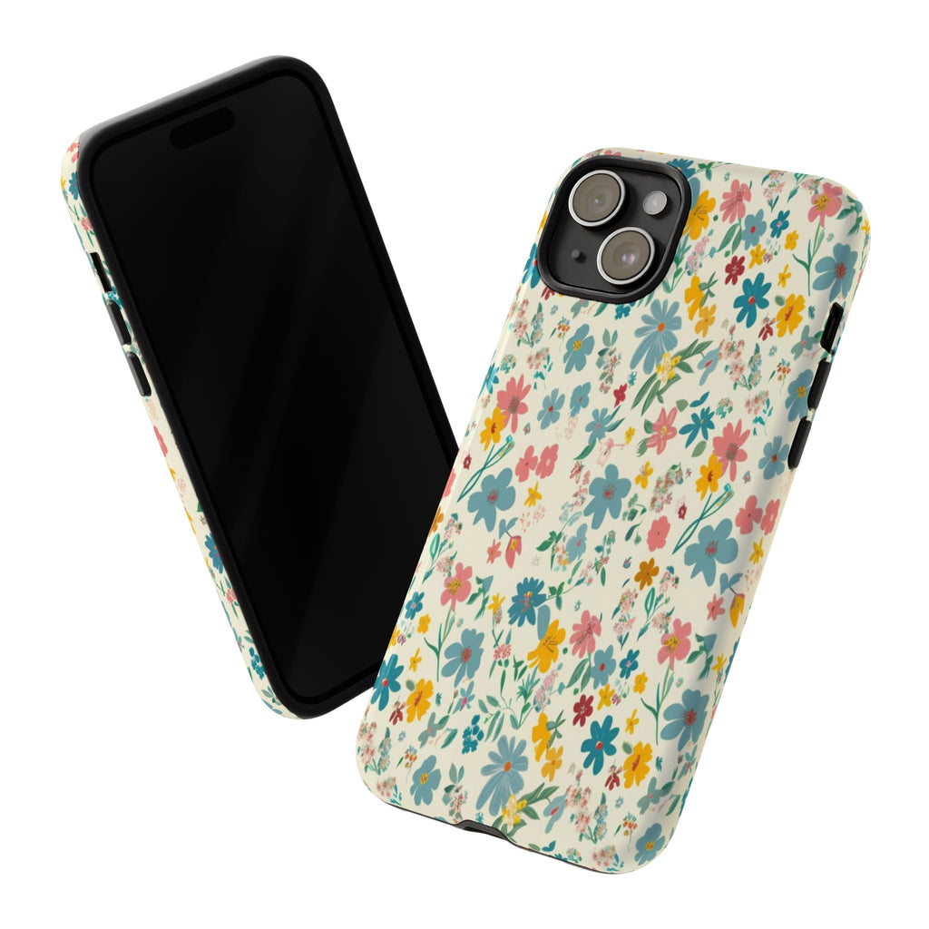 Pastel Yellow Green and Blue Case