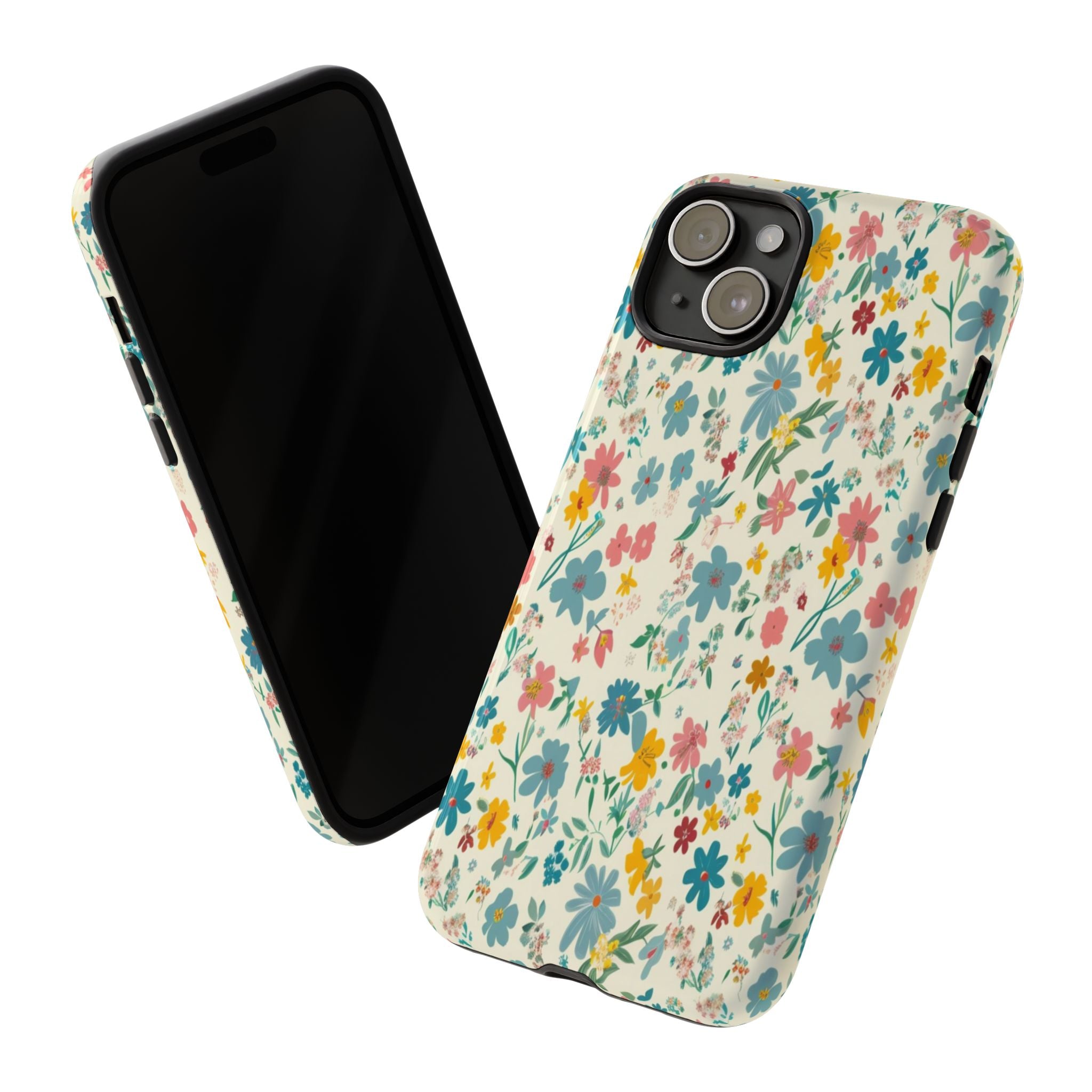 Pastel Yellow Green and Blue Case