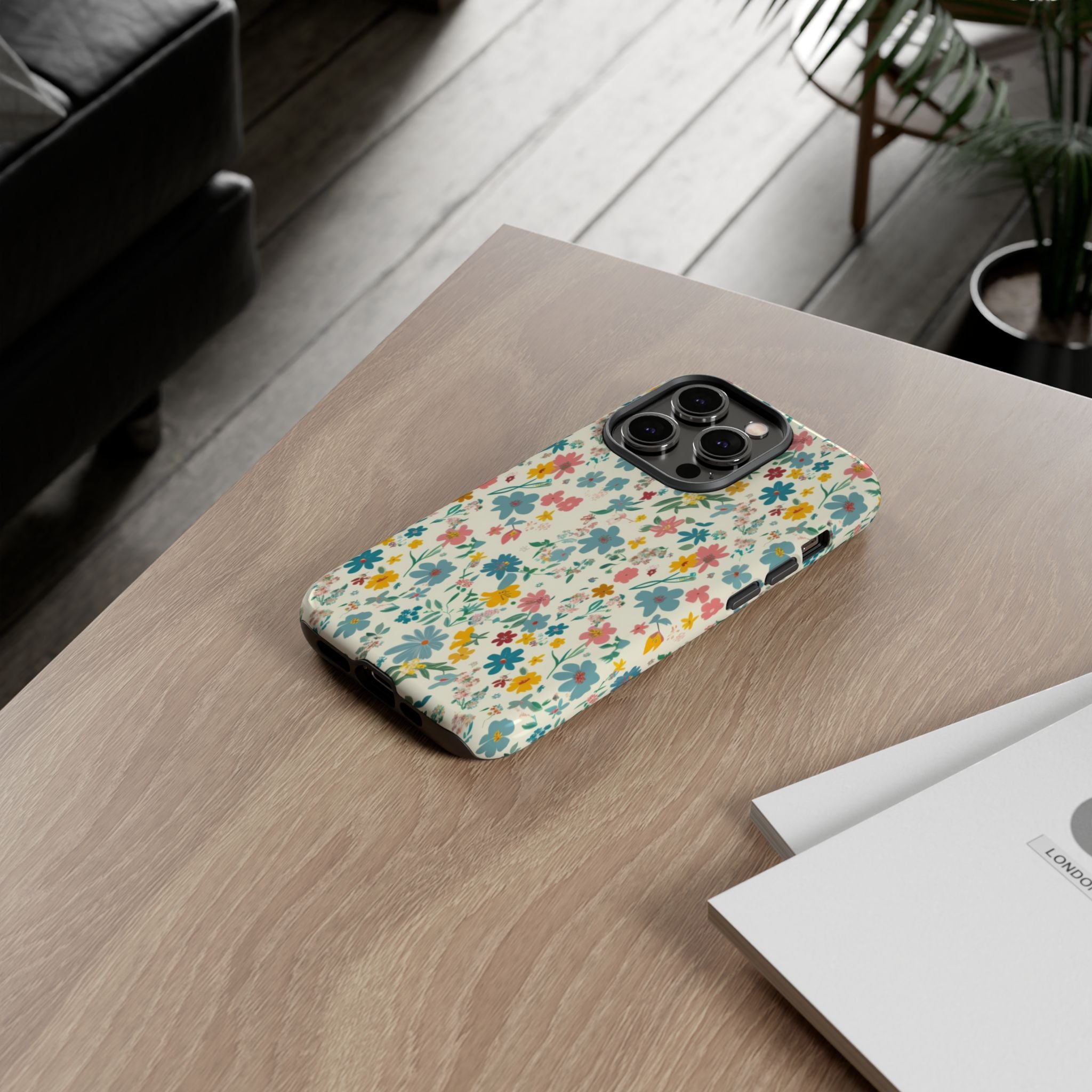 Pastel Yellow Green and Blue Case