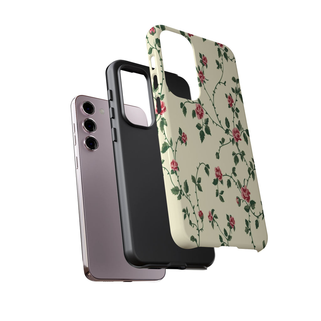 Elegant Pink Victorian Roses Case