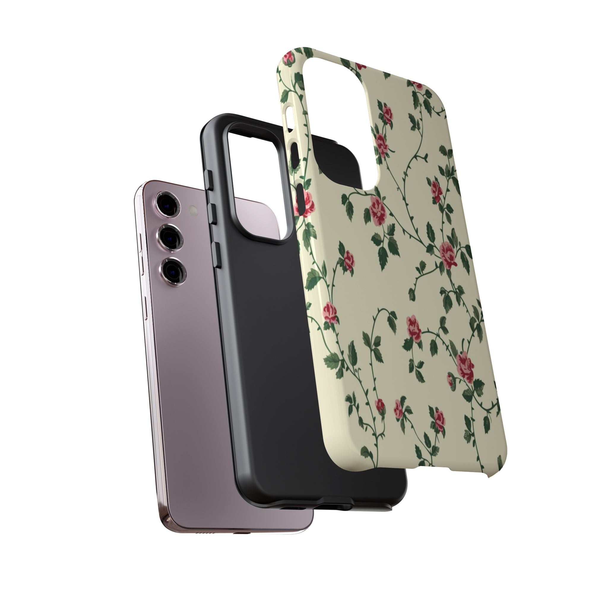 Elegant Pink Victorian Roses Case