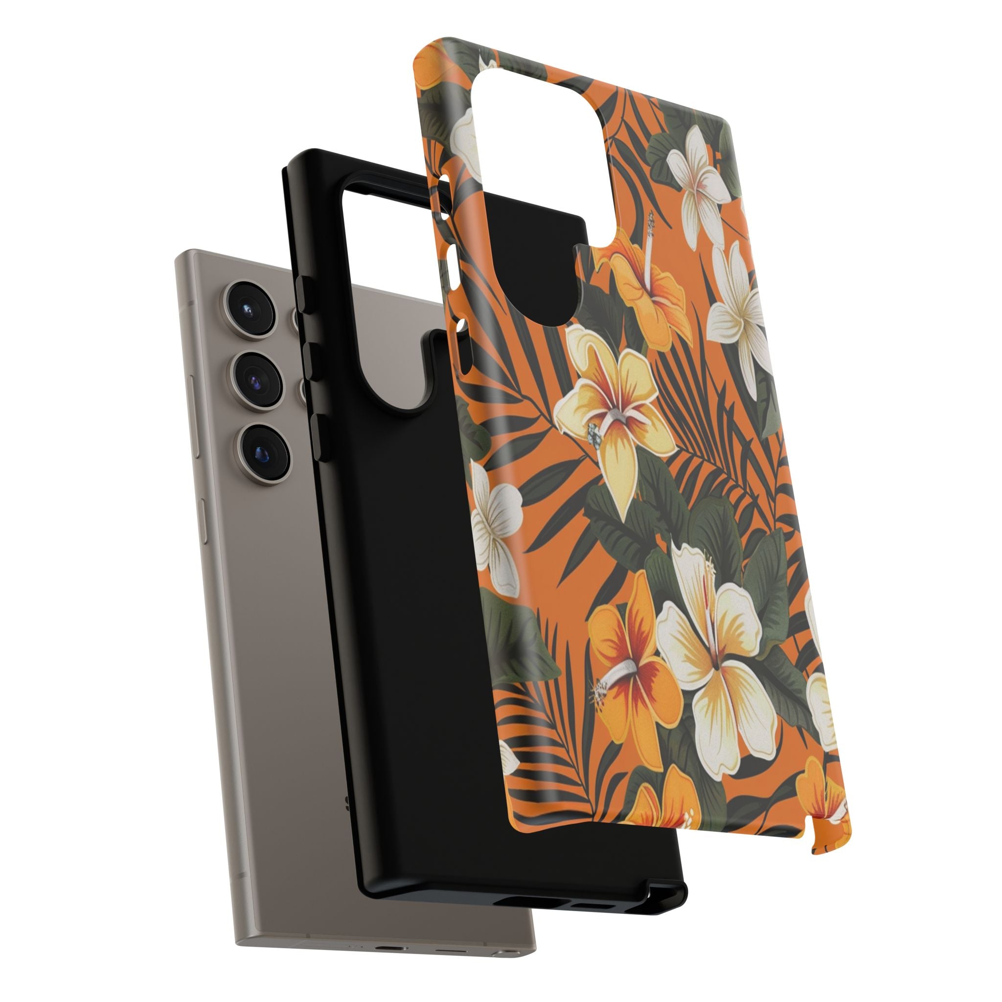 Vibrant Orange Tropical Case