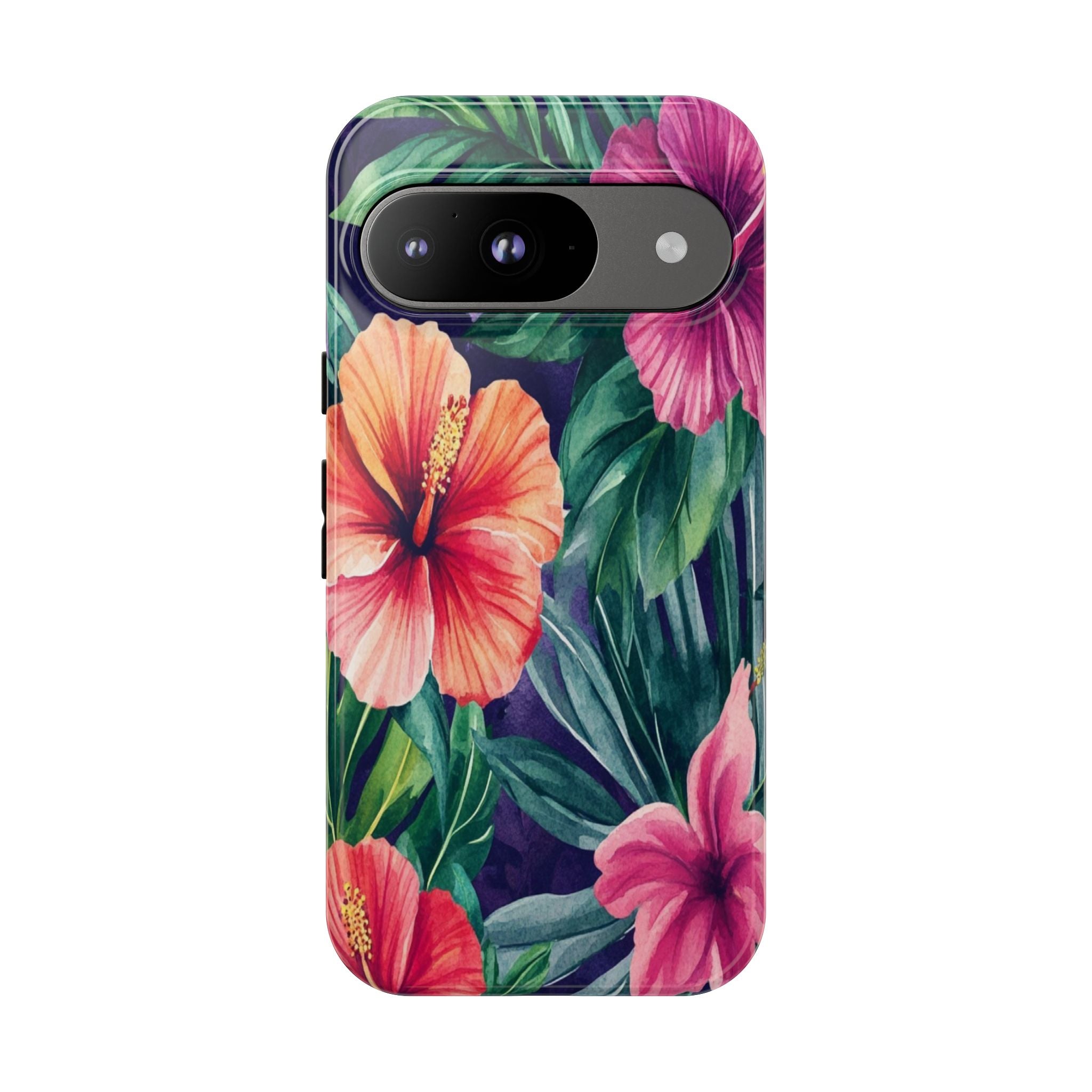 Navy Floral Watercolor