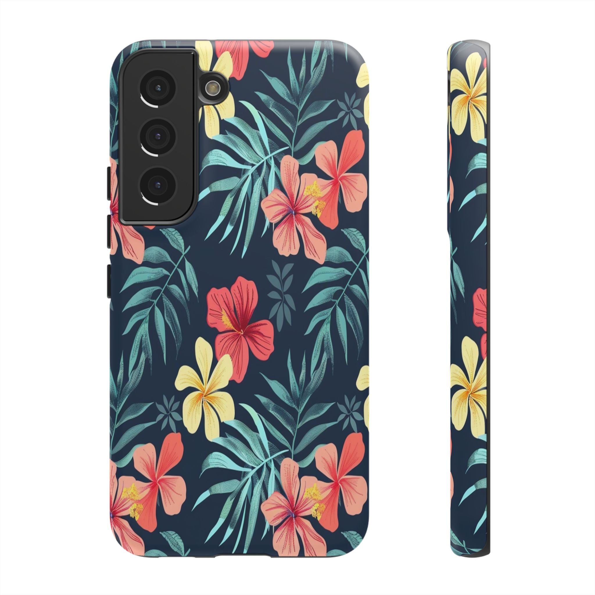 Tropical Hibiscus Navy