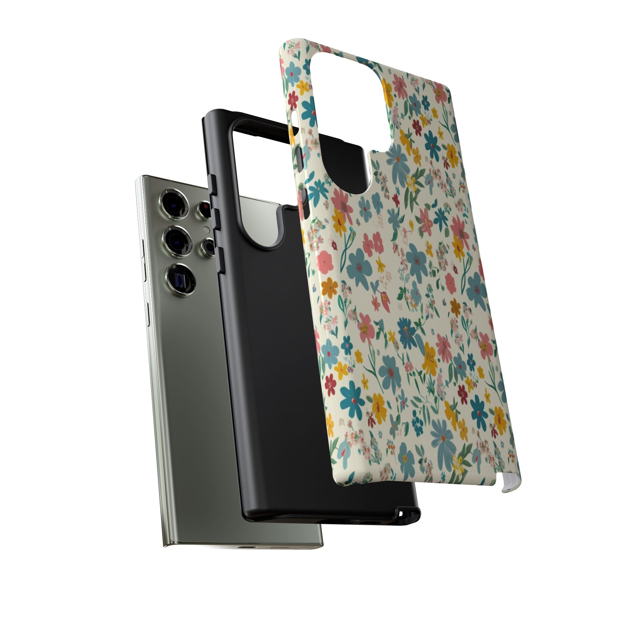 Pastel Yellow Green and Blue Case