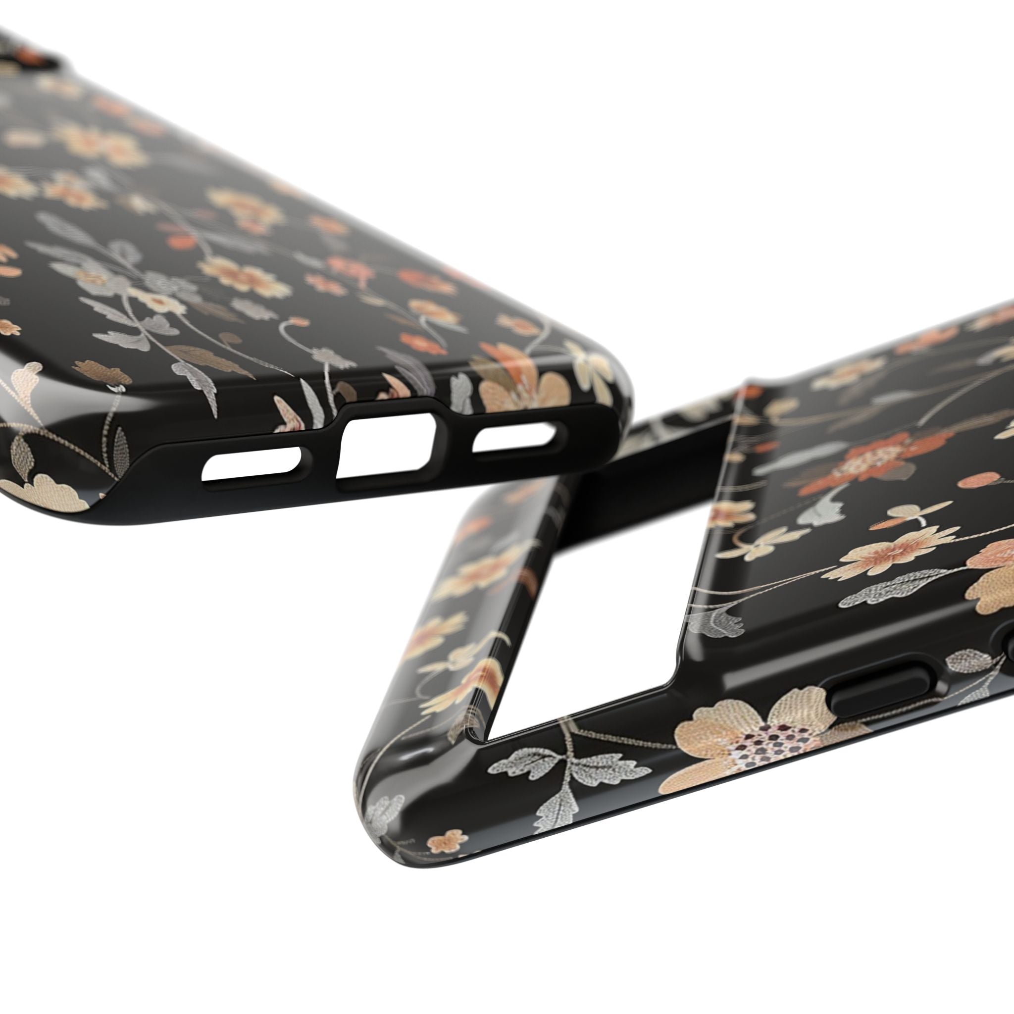 Floral Field on Black Case