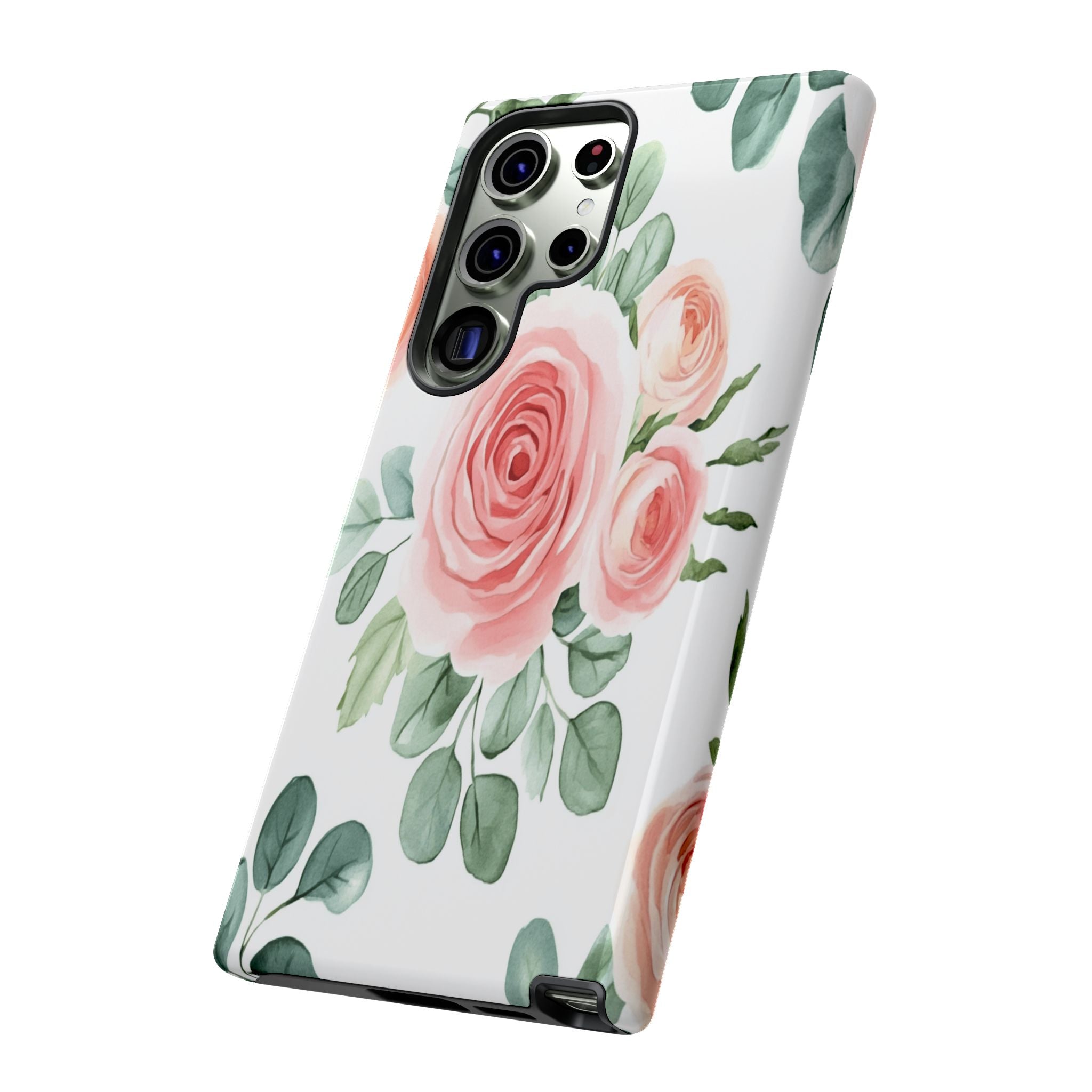 Delicate Watercolor Rose Case