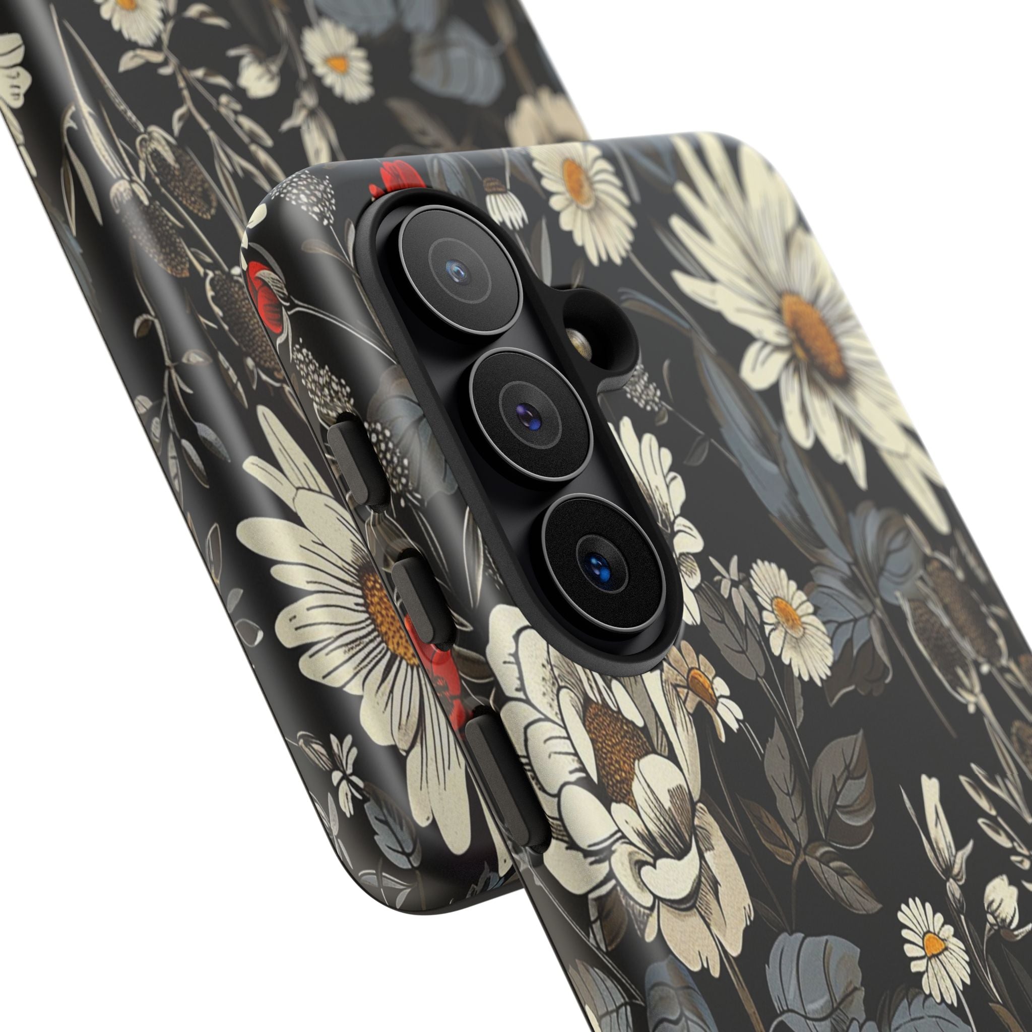 Dark Rose and Daisy Case