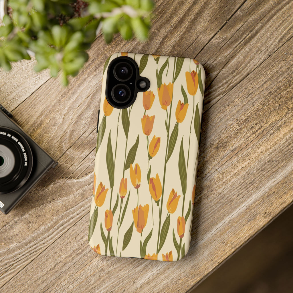 Yellow and Orange Tulips Case