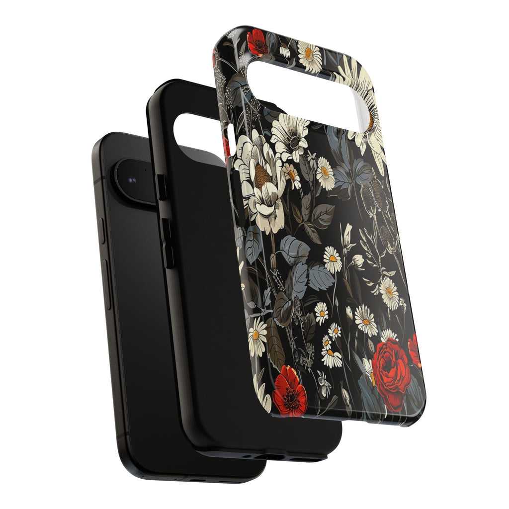 Dark Rose and Daisy Case