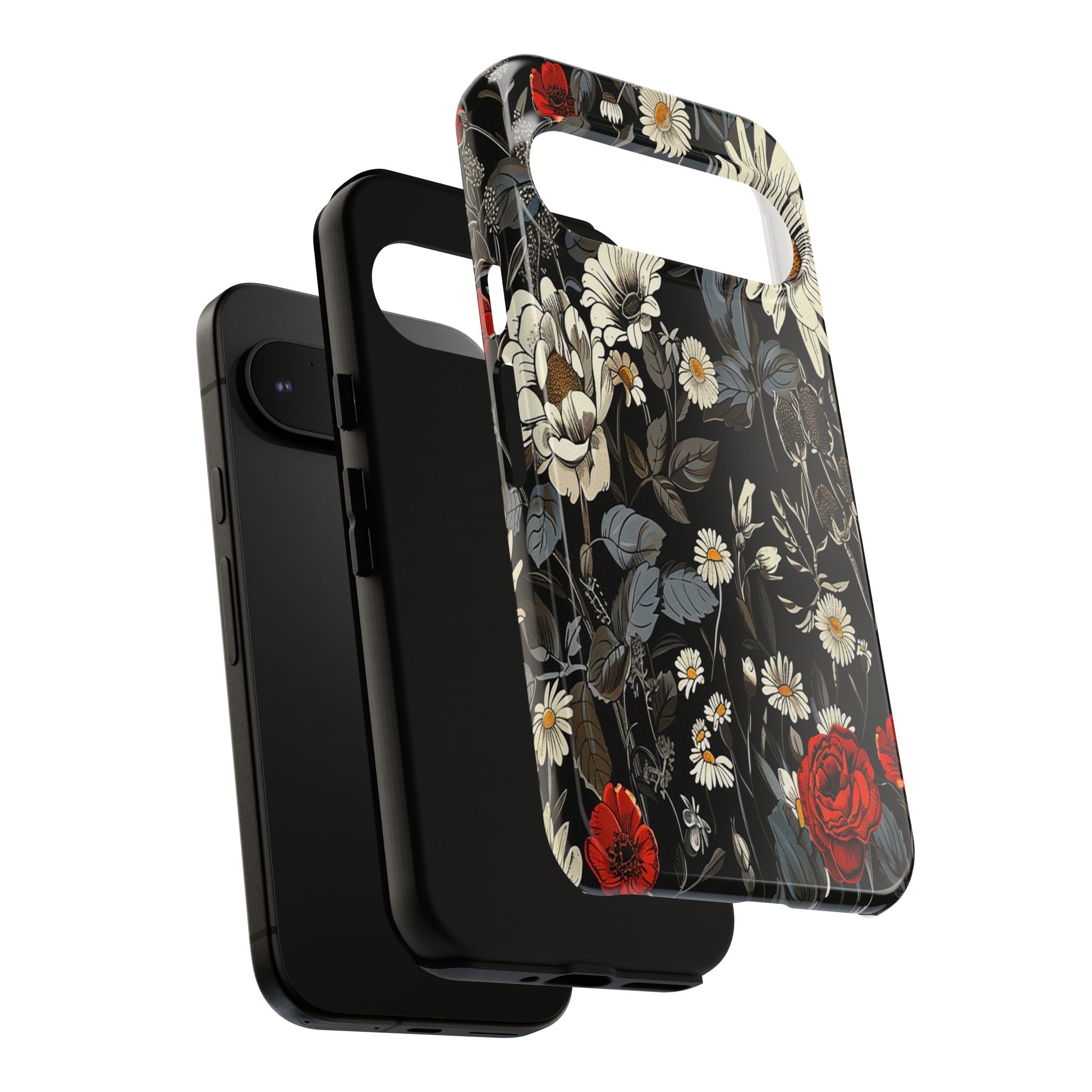 Dark Rose and Daisy Case