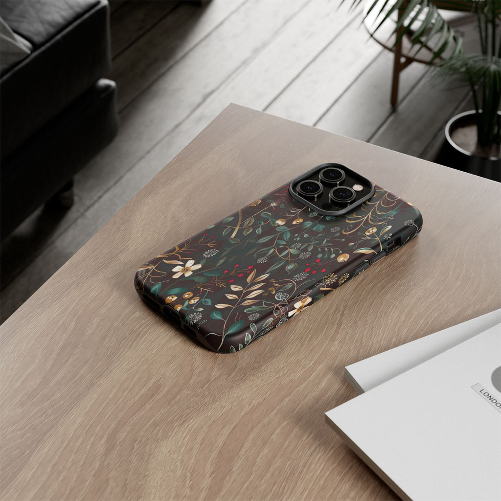 Dark Leafy Case