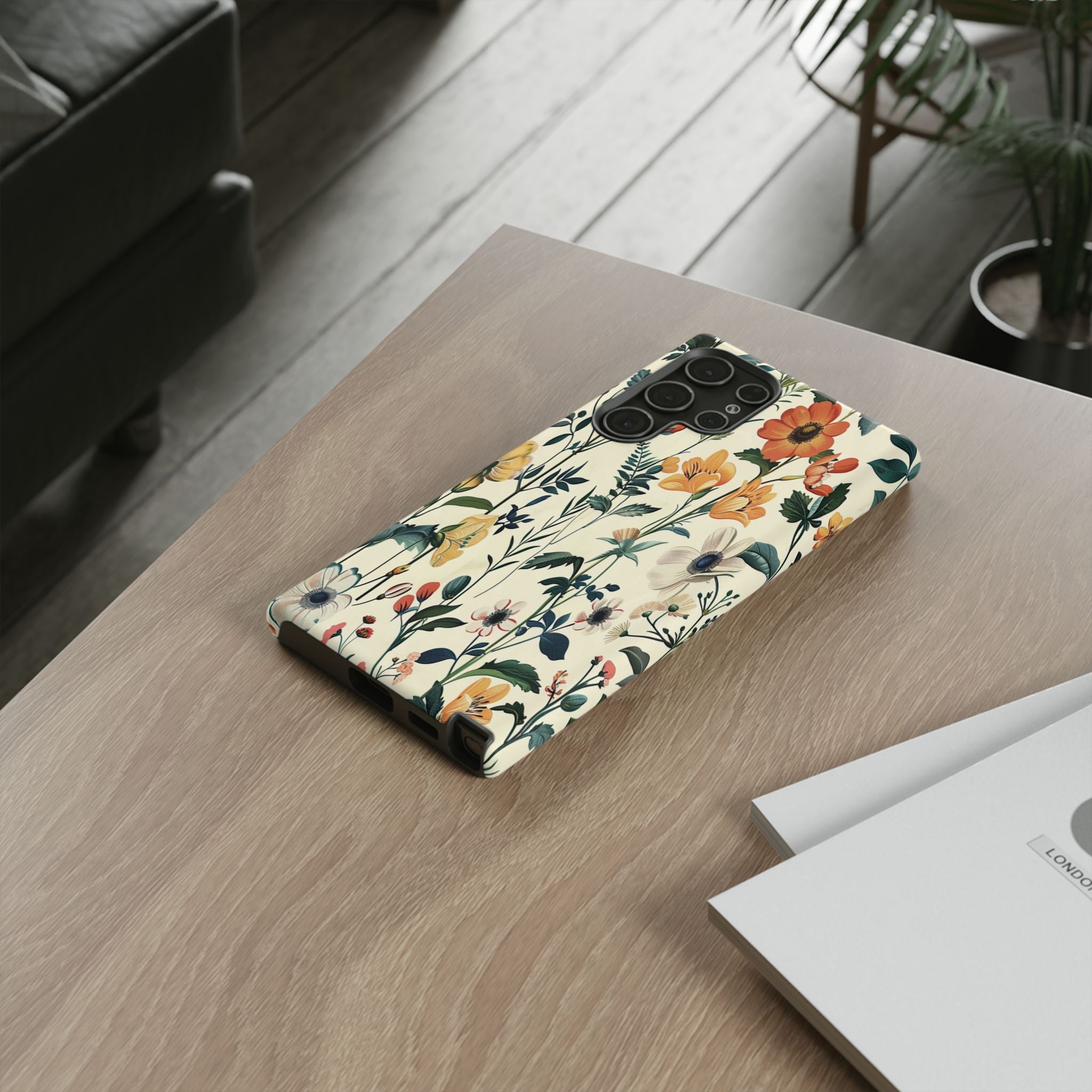 Vintage Botanical Wildflower Seamless Pattern