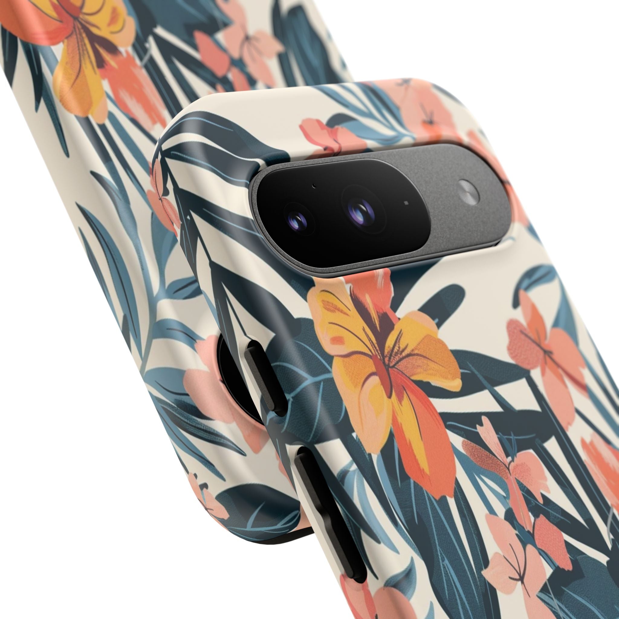 Tropical White and Blue Case
