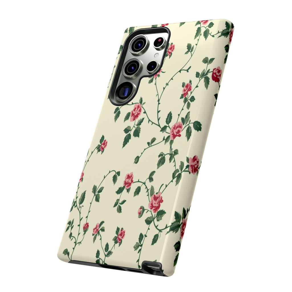 Elegant Pink Victorian Roses Case