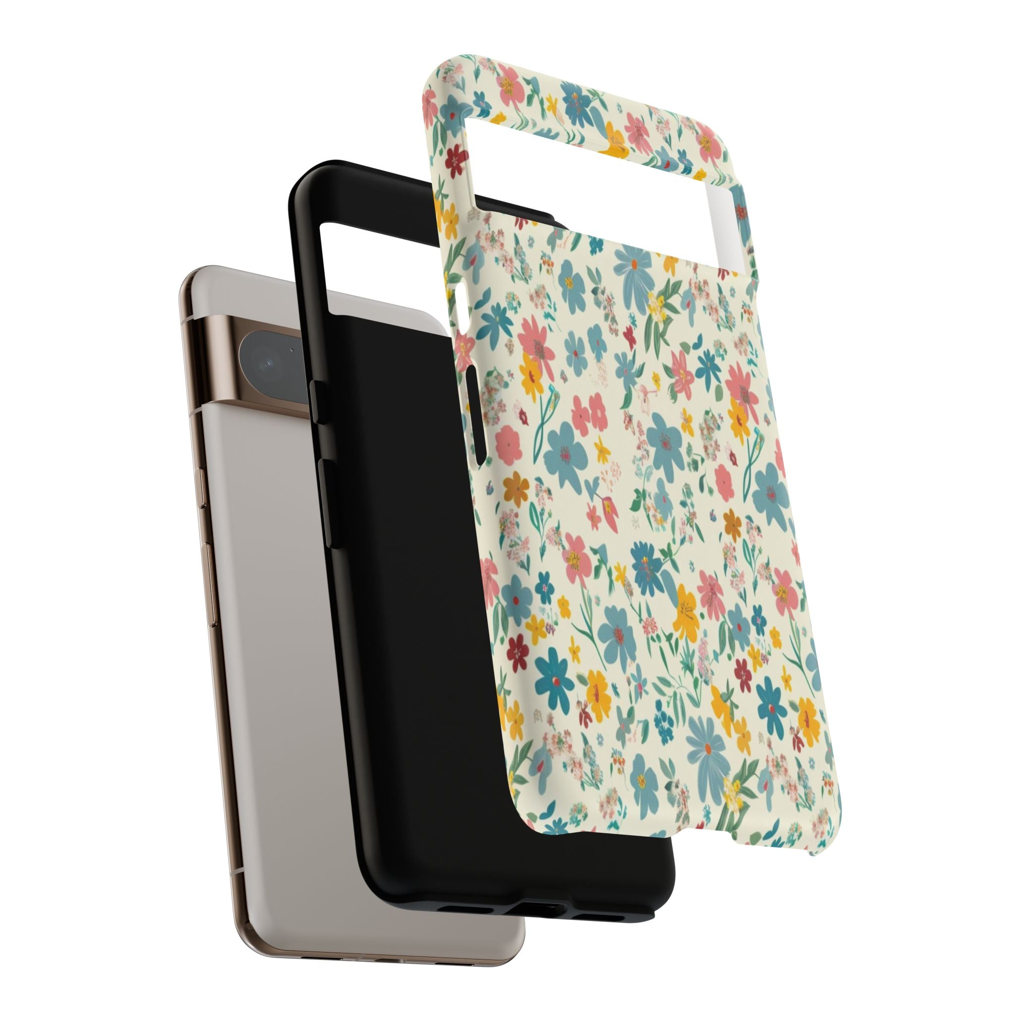Pastel Yellow Green and Blue Case