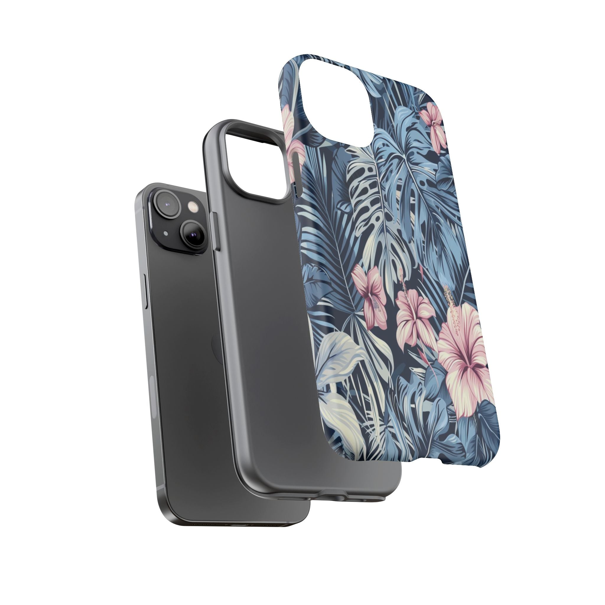 Tropical Hibiscus and Monstera Case