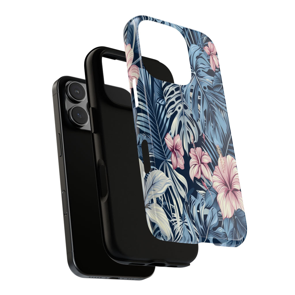 Tropical Hibiscus and Monstera Case