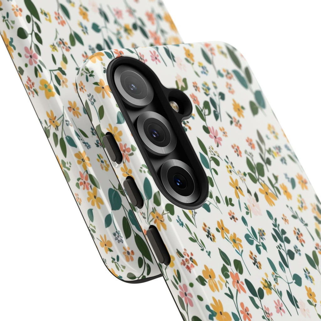 Pastel Leaves and Flowers Case