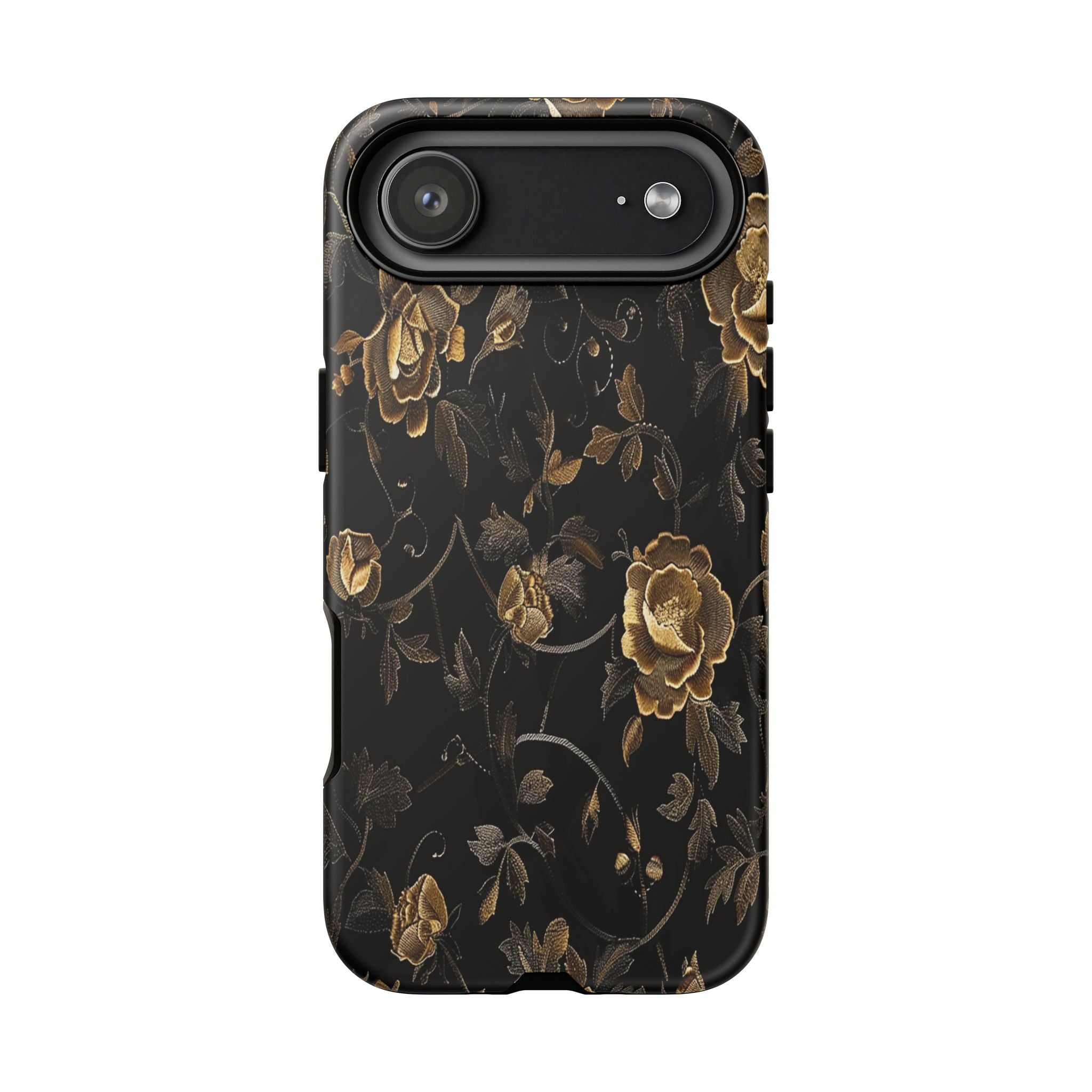 Golden Roses on Black