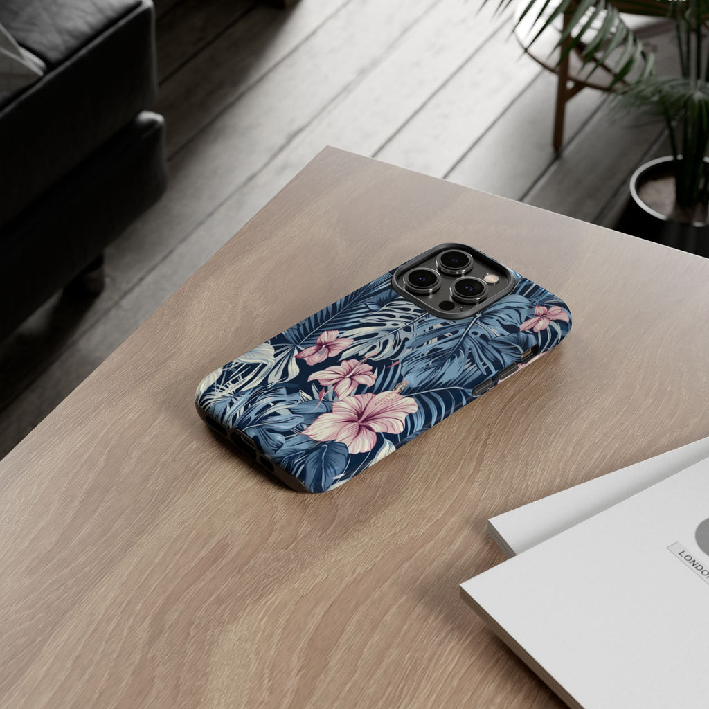 Tropical Hibiscus and Monstera Case