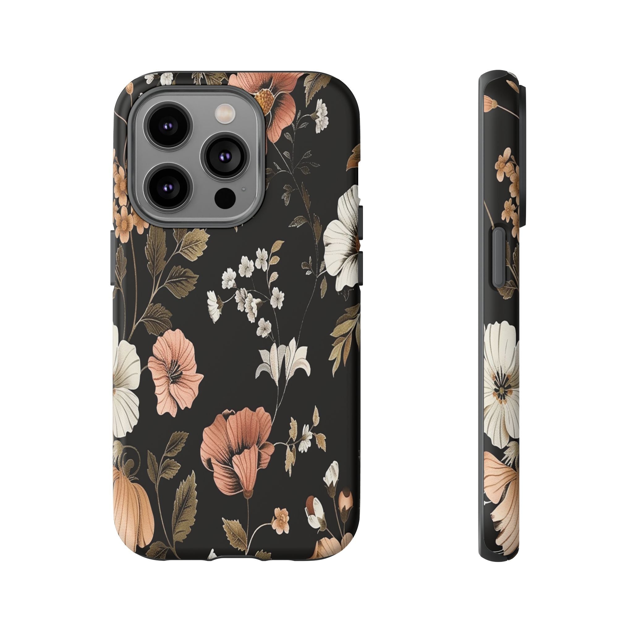 Peachy Cosmos on Black