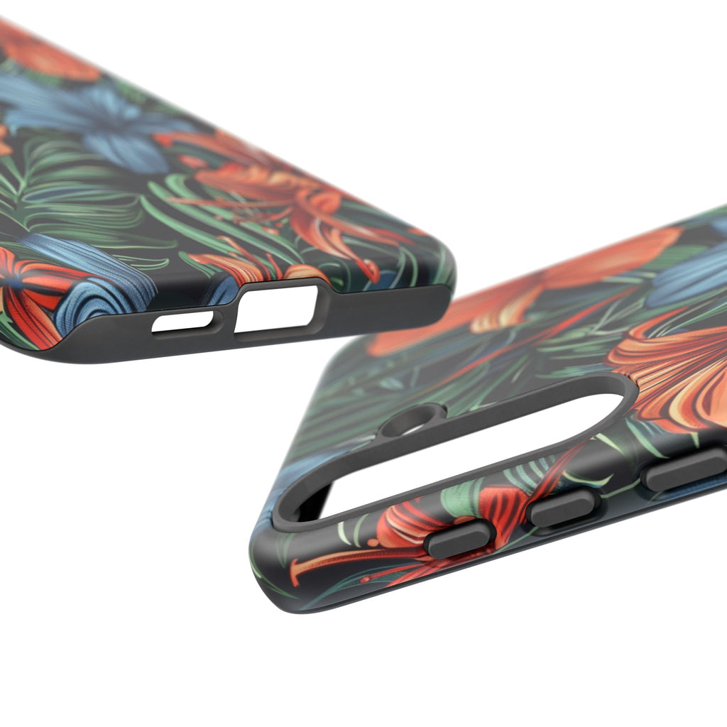 Tropical Red and Blue Case