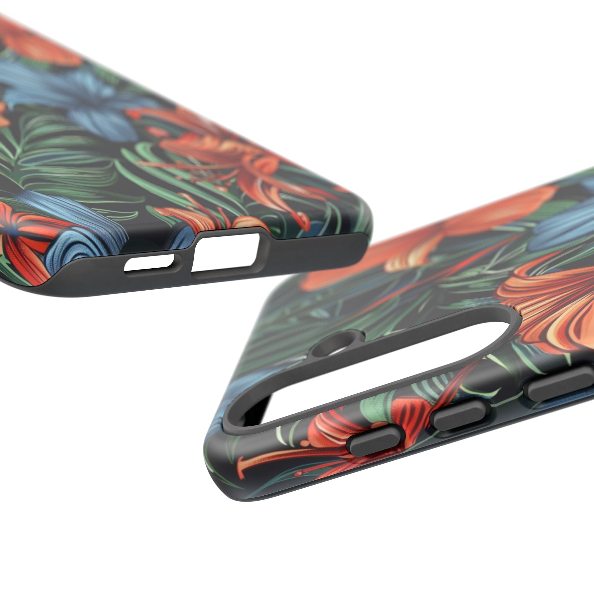 Tropical Red and Blue Case