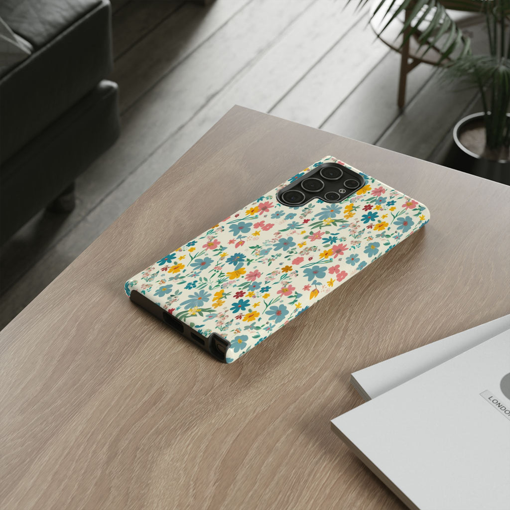 Pastel Yellow Green and Blue Case