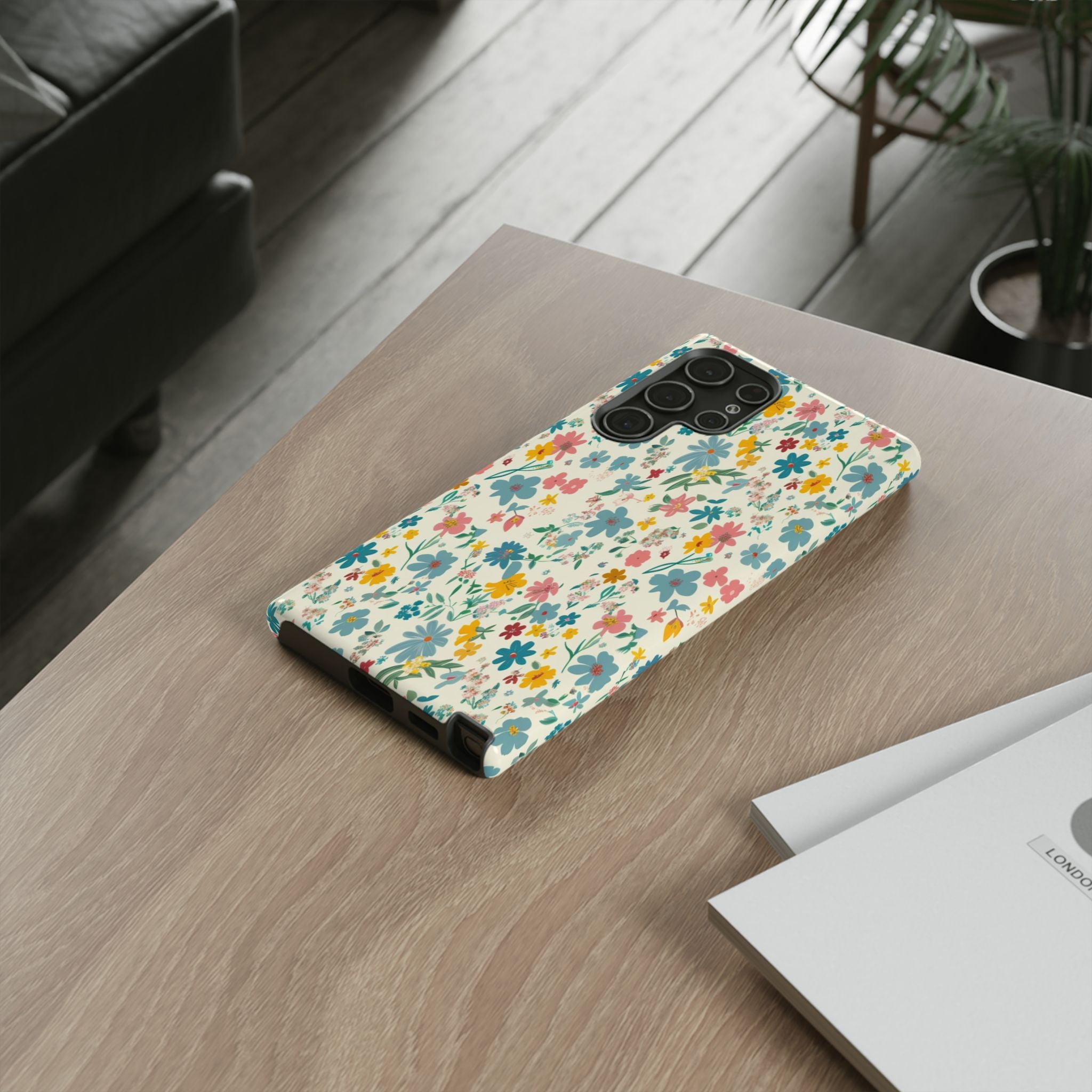 Pastel Yellow Green and Blue Case