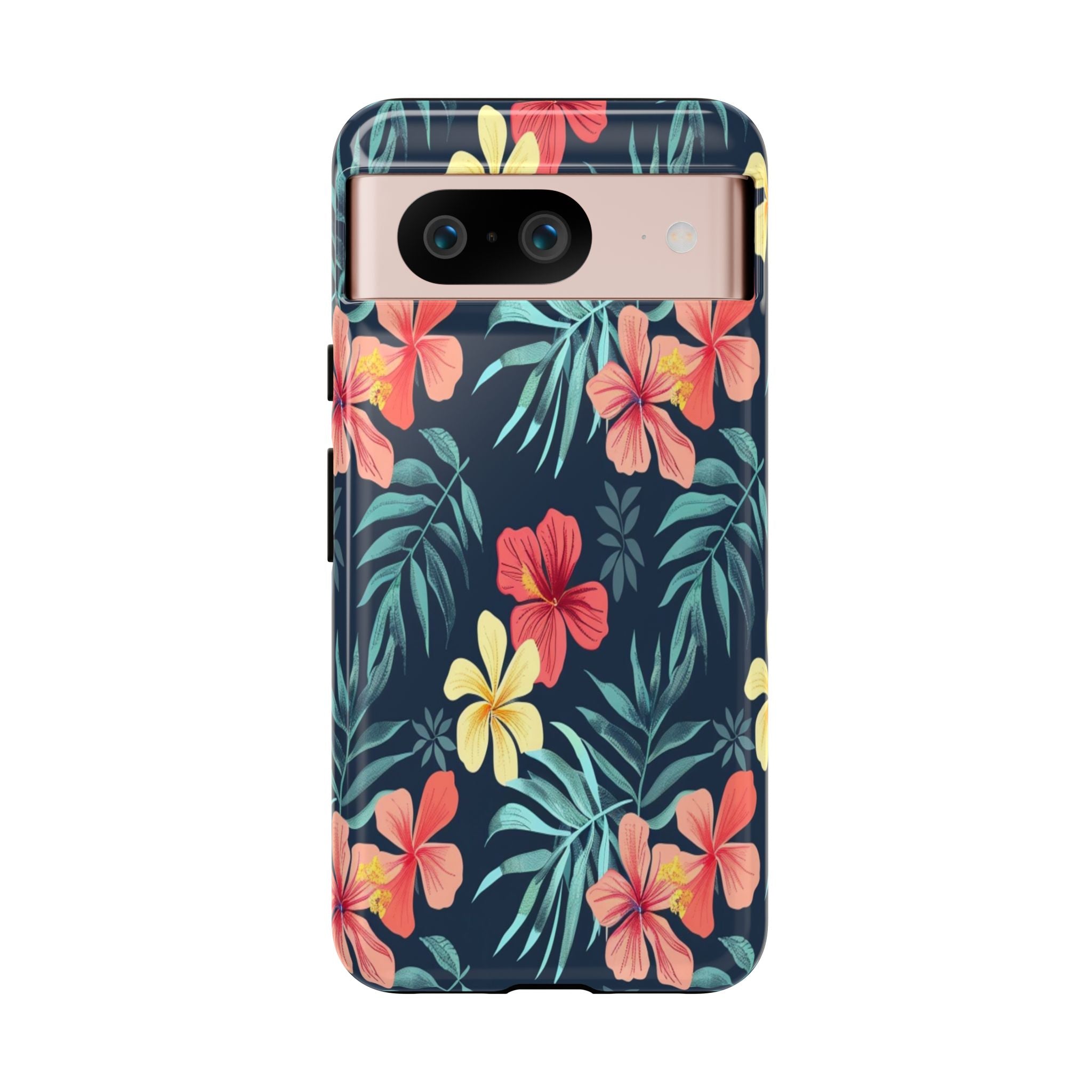 Tropical Hibiscus Navy