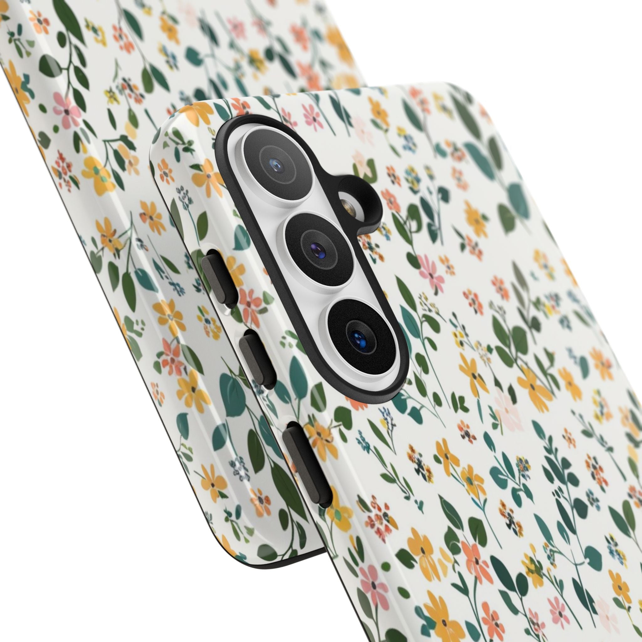 Pastel Leaves and Flowers Case