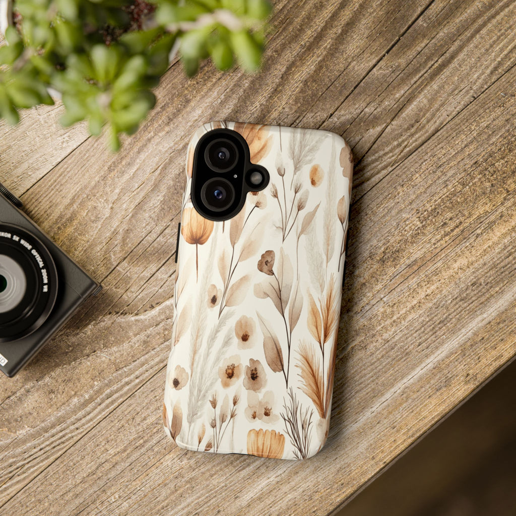 Dried Flowers Watercolor Case