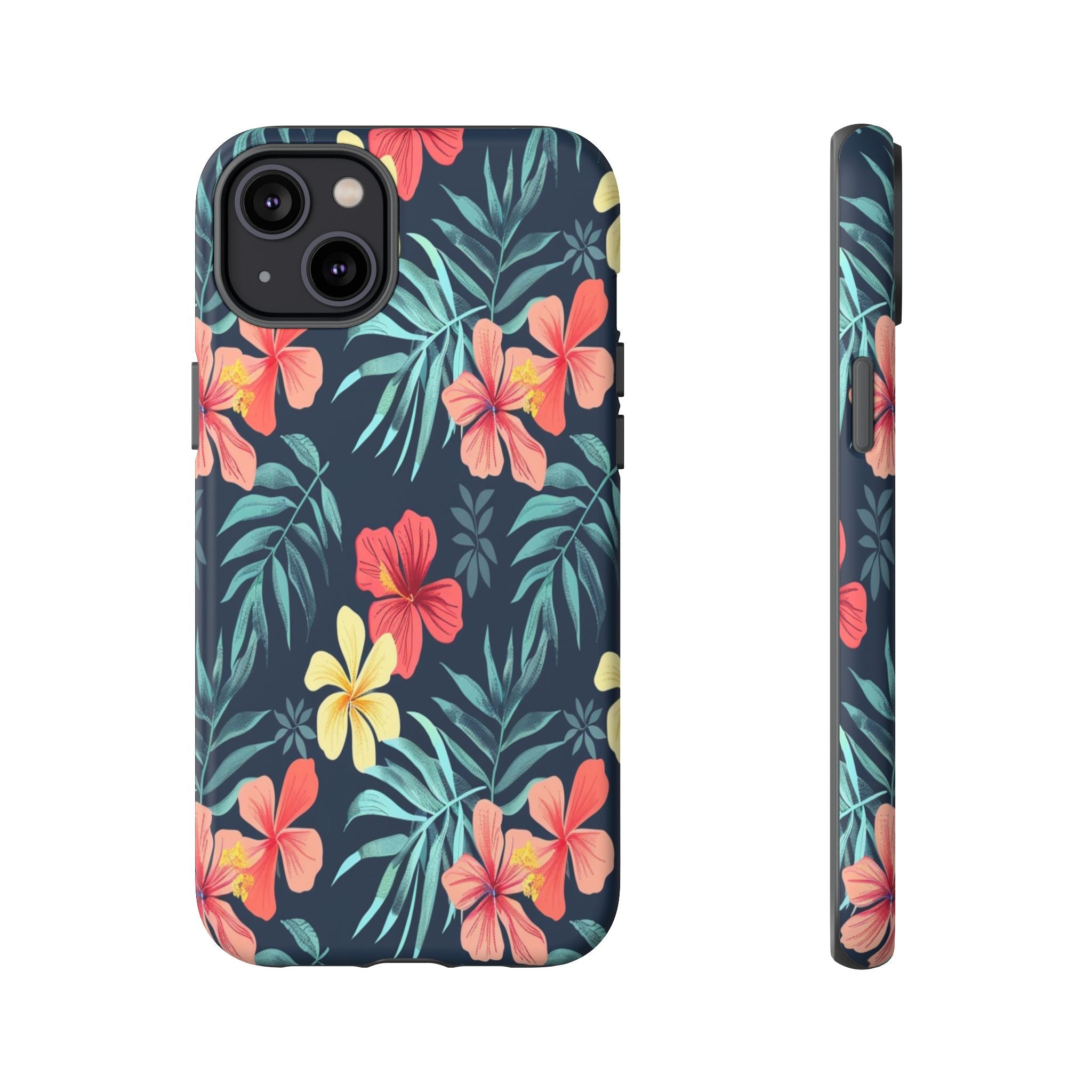 Tropical Hibiscus Navy