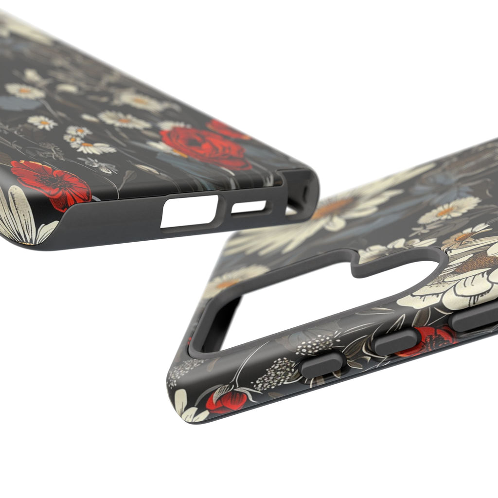 Dark Rose and Daisy Case