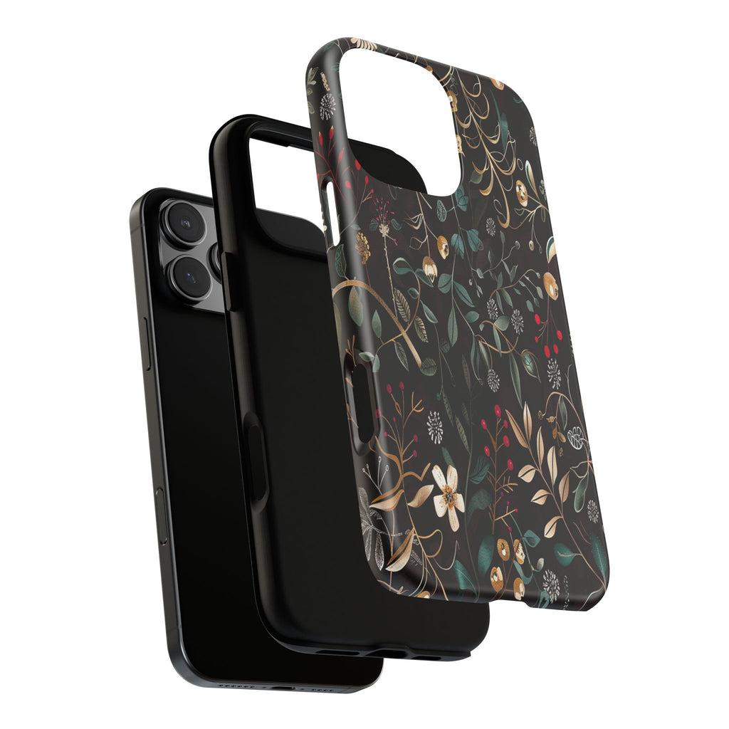Dark Leafy Case