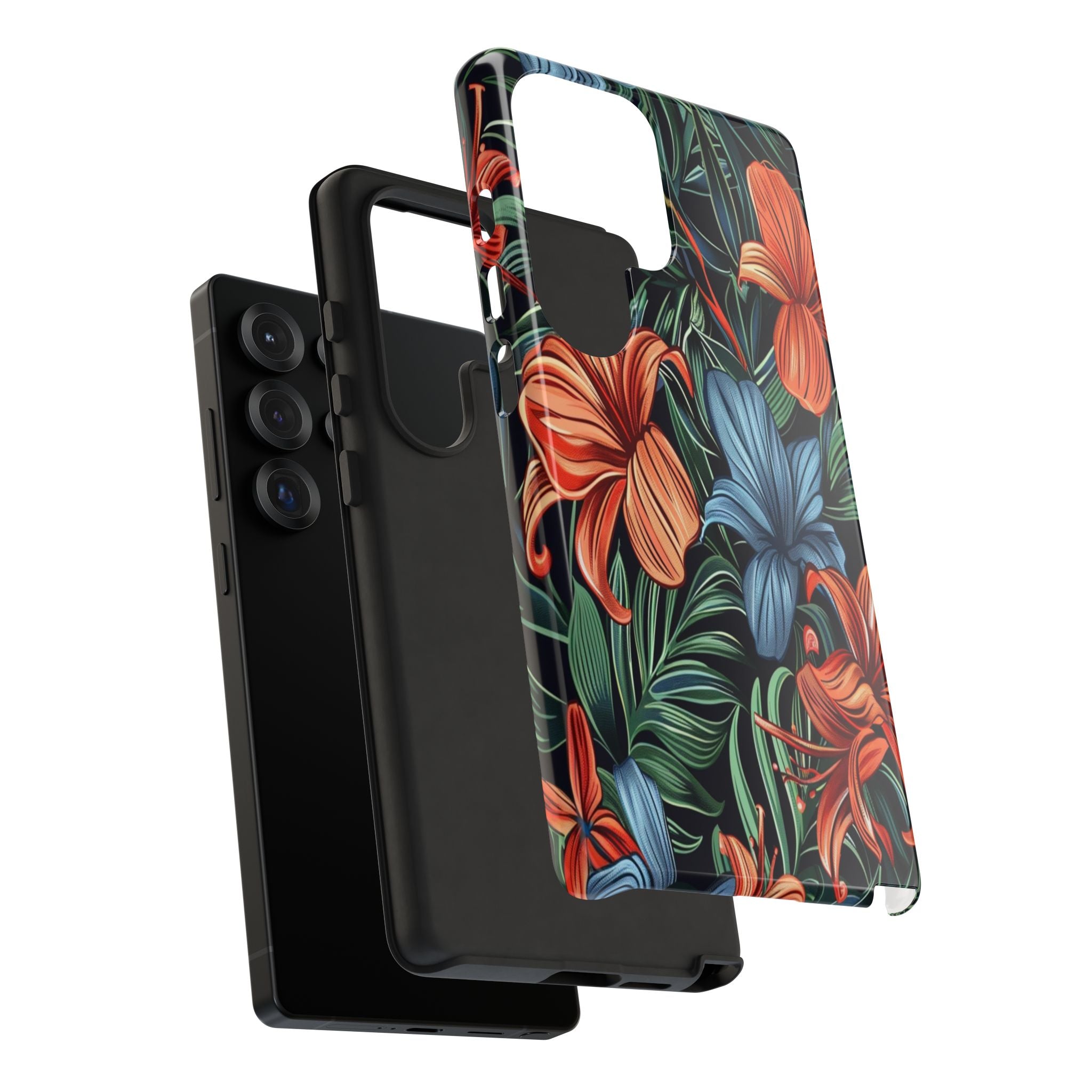 Tropical Red and Blue Case