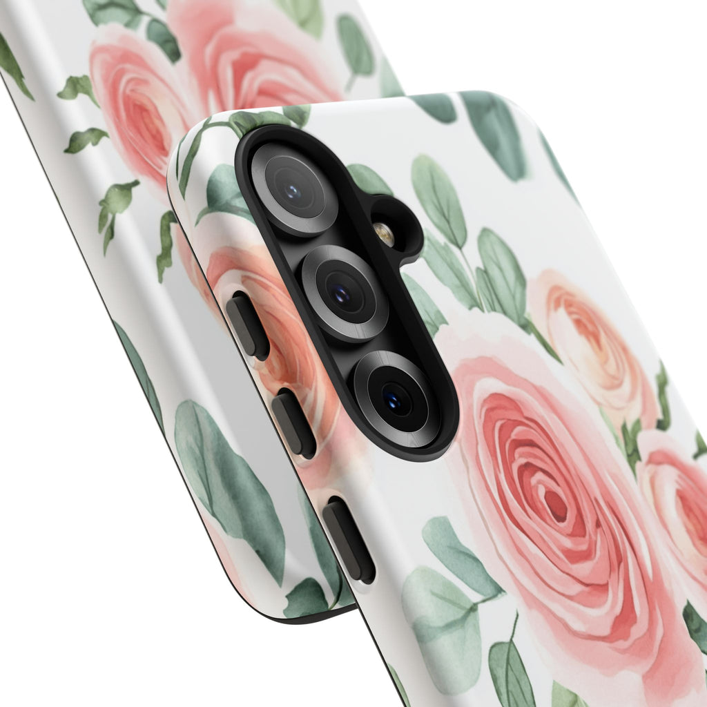 Delicate Watercolor Rose Case