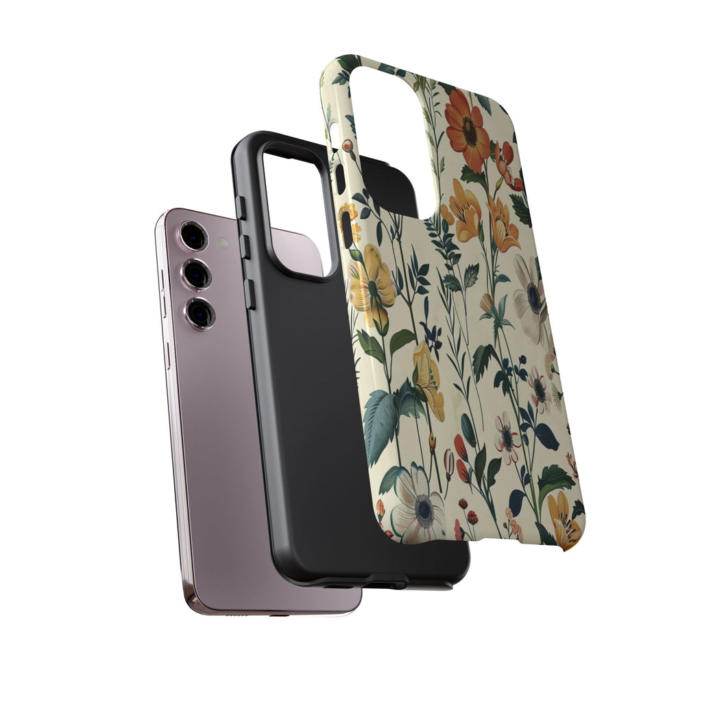 Vintage Botanical Wildflower Seamless Pattern