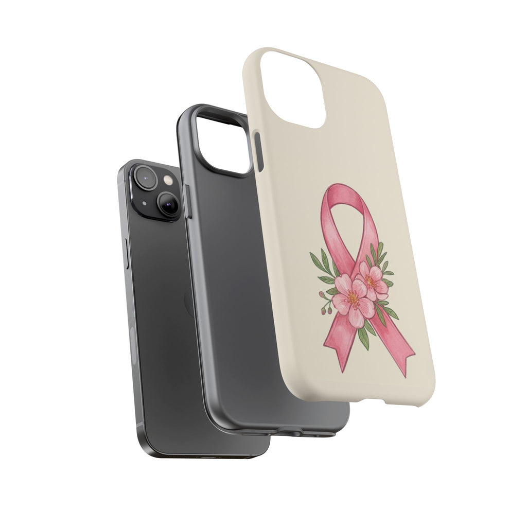 Floral Breast Cancer Awareness Case