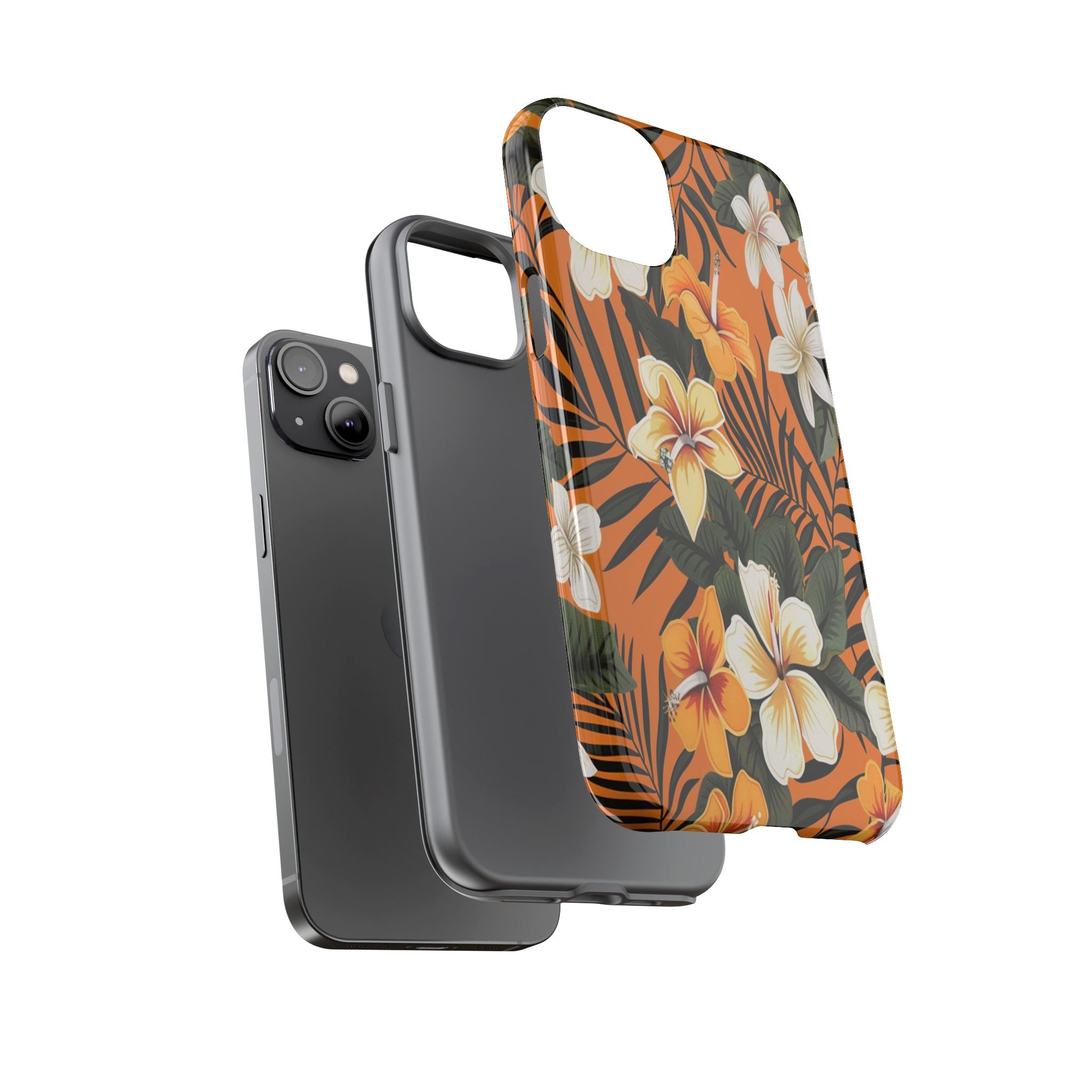 Vibrant Orange Tropical Case