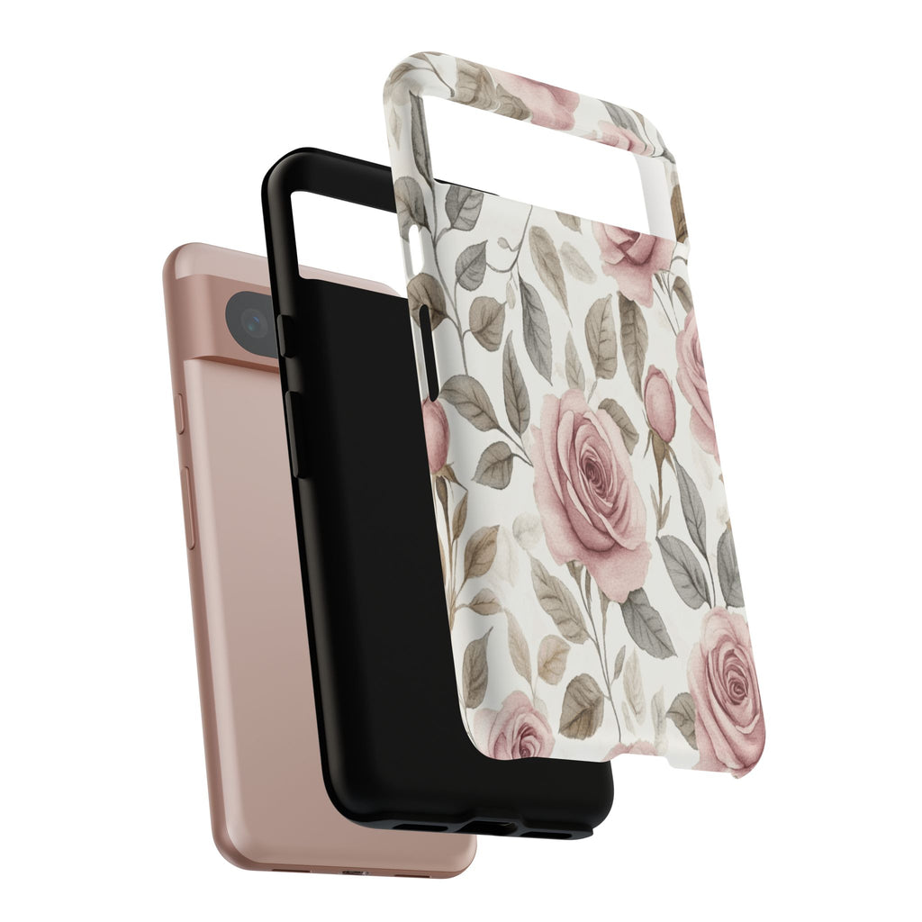 Elegant Watercolor Rose Case