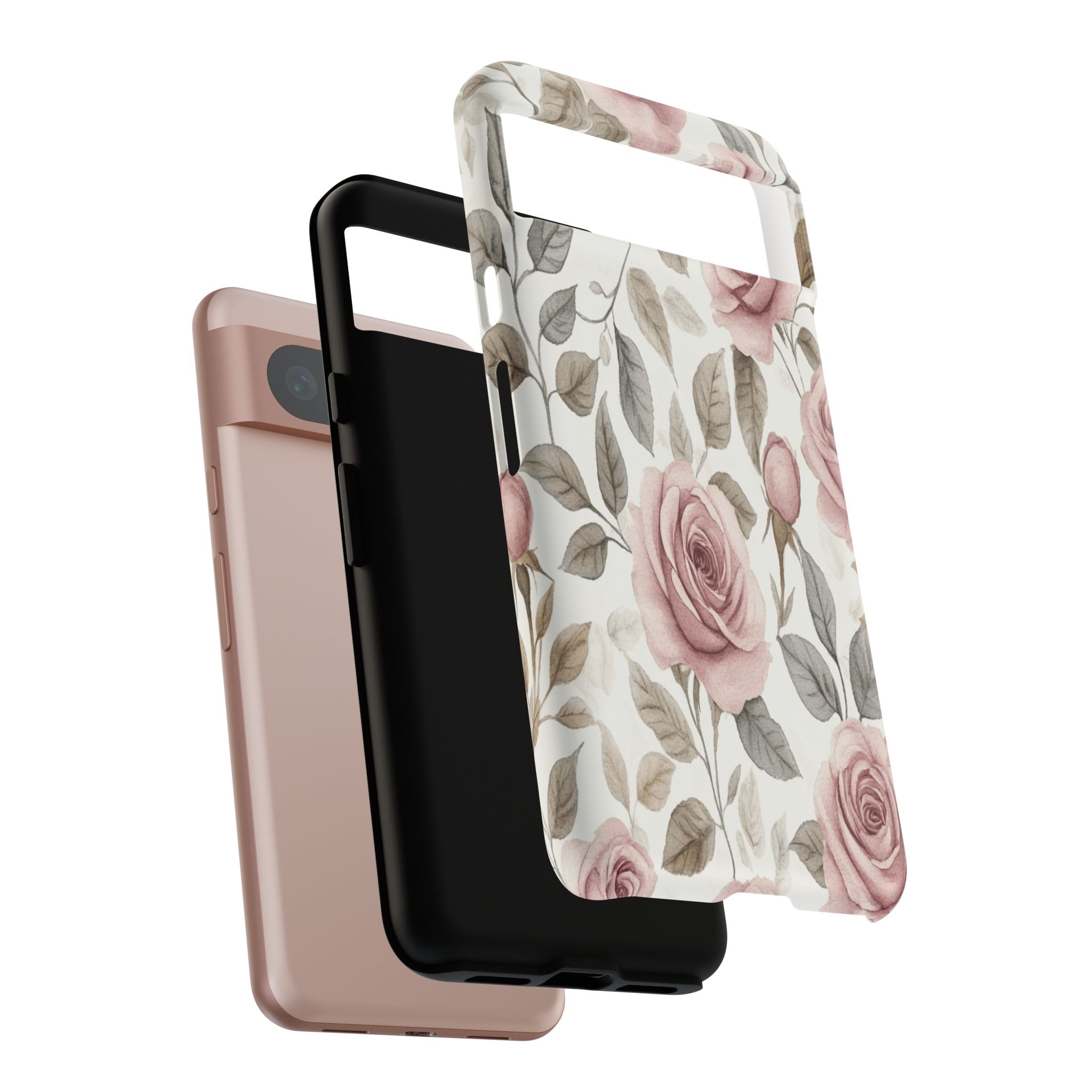 Elegant Watercolor Rose Case