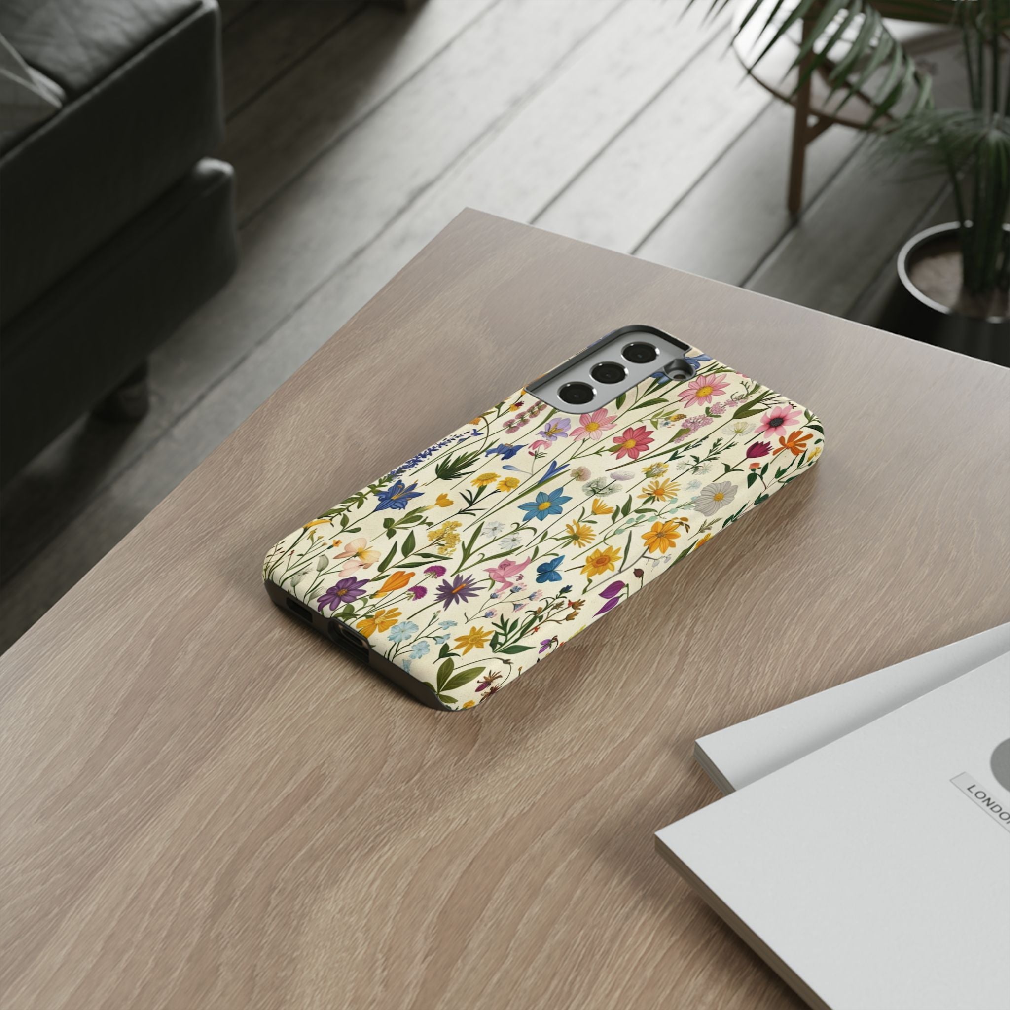 Vibrant Botanical Wildflower Pattern