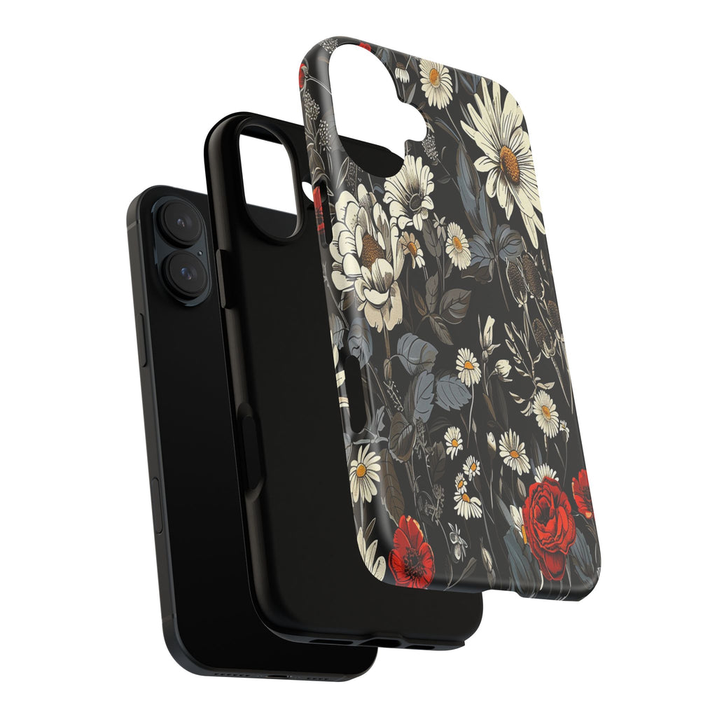 Dark Rose and Daisy Case