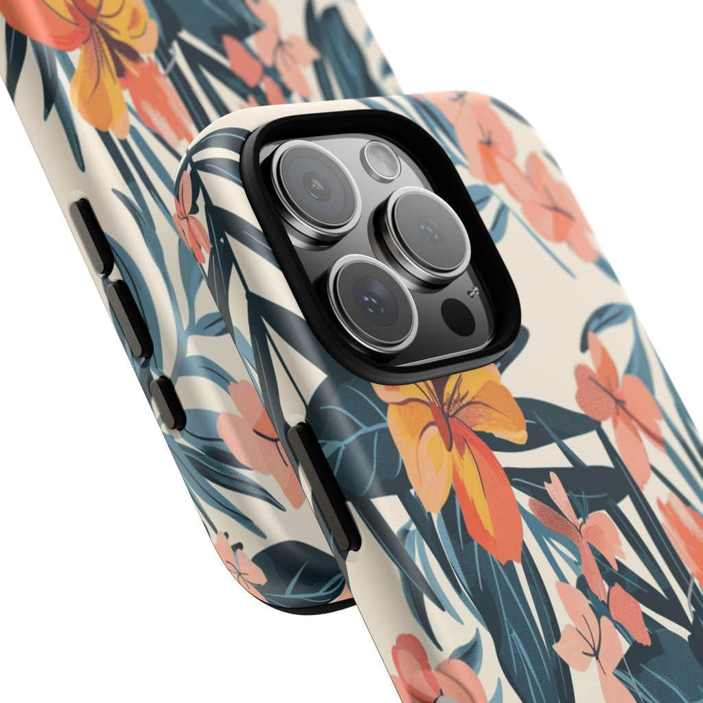 Tropical White and Blue Case