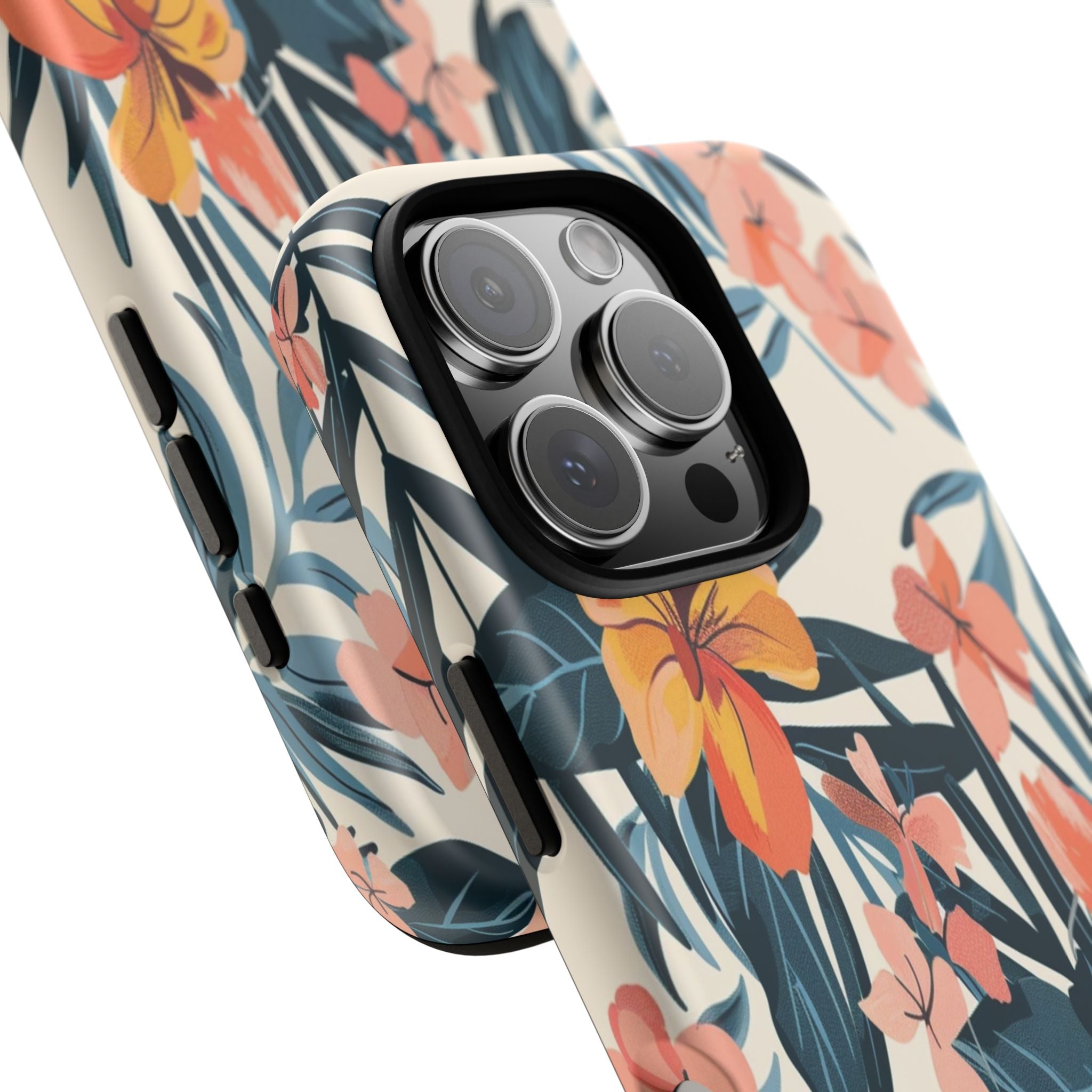 Tropical White and Blue Case